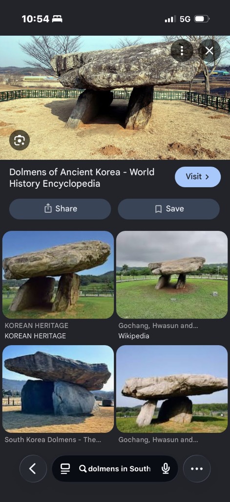 South Korean Dolmens
