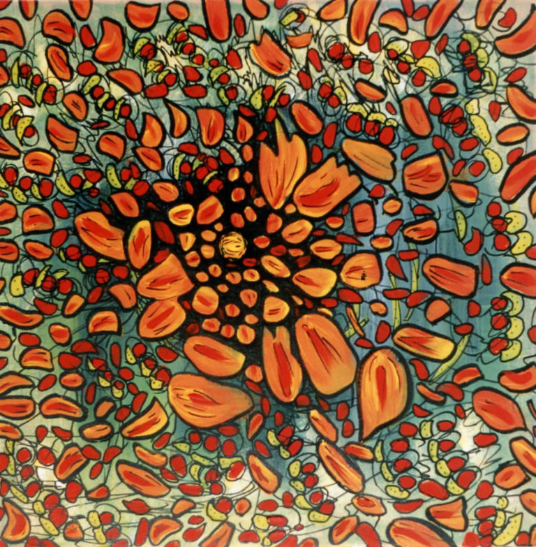 Back Pain — Painting by Peter J Cosgrave