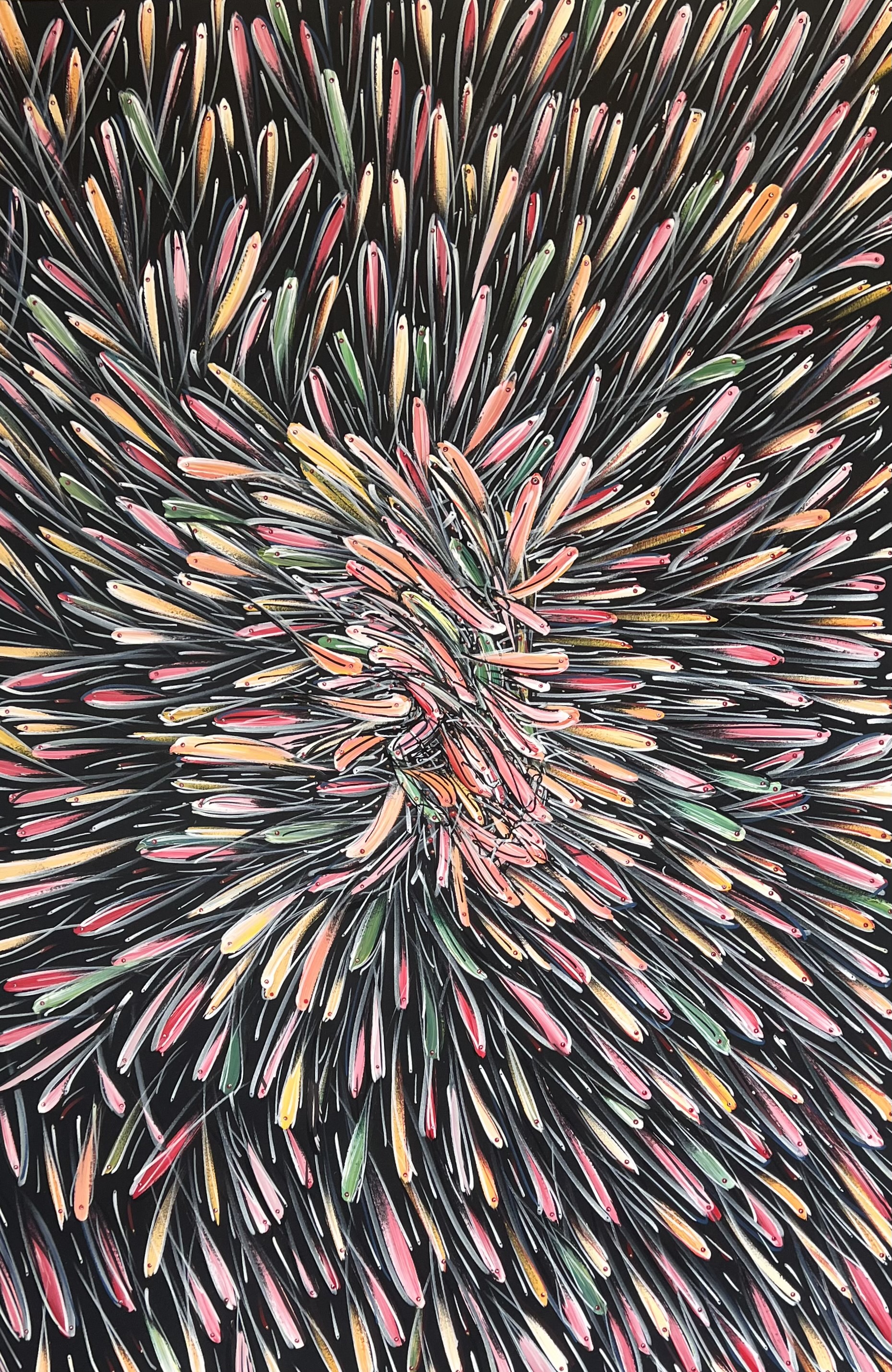 BROOME TIME #48 — Painting by Peter J Cosgrave