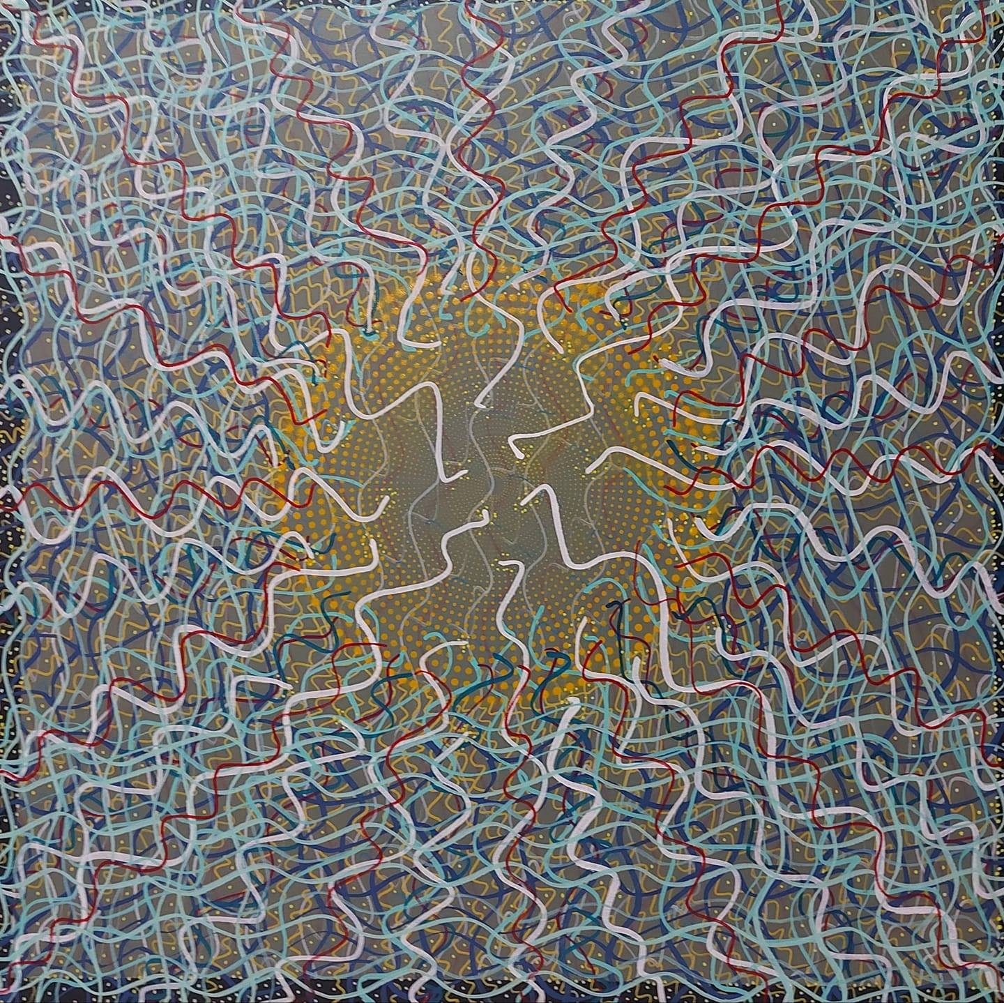 Frequencies 528 Hz — Painting by Peter J Cosgrave