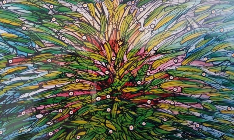 Occupying Seeds — Painting by Peter J Cosgrave