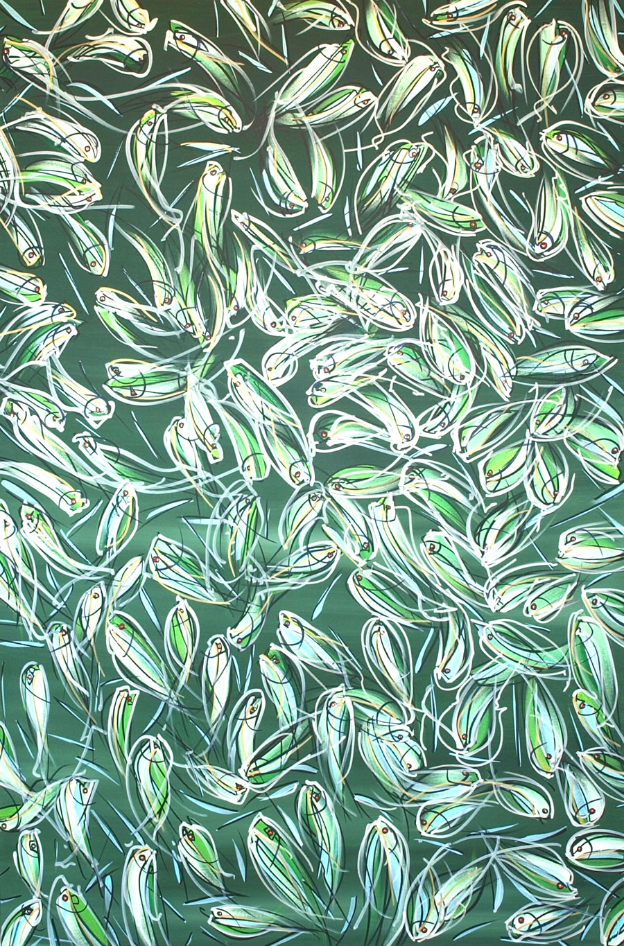 Reef 3 — Painting by Peter J Cosgrave