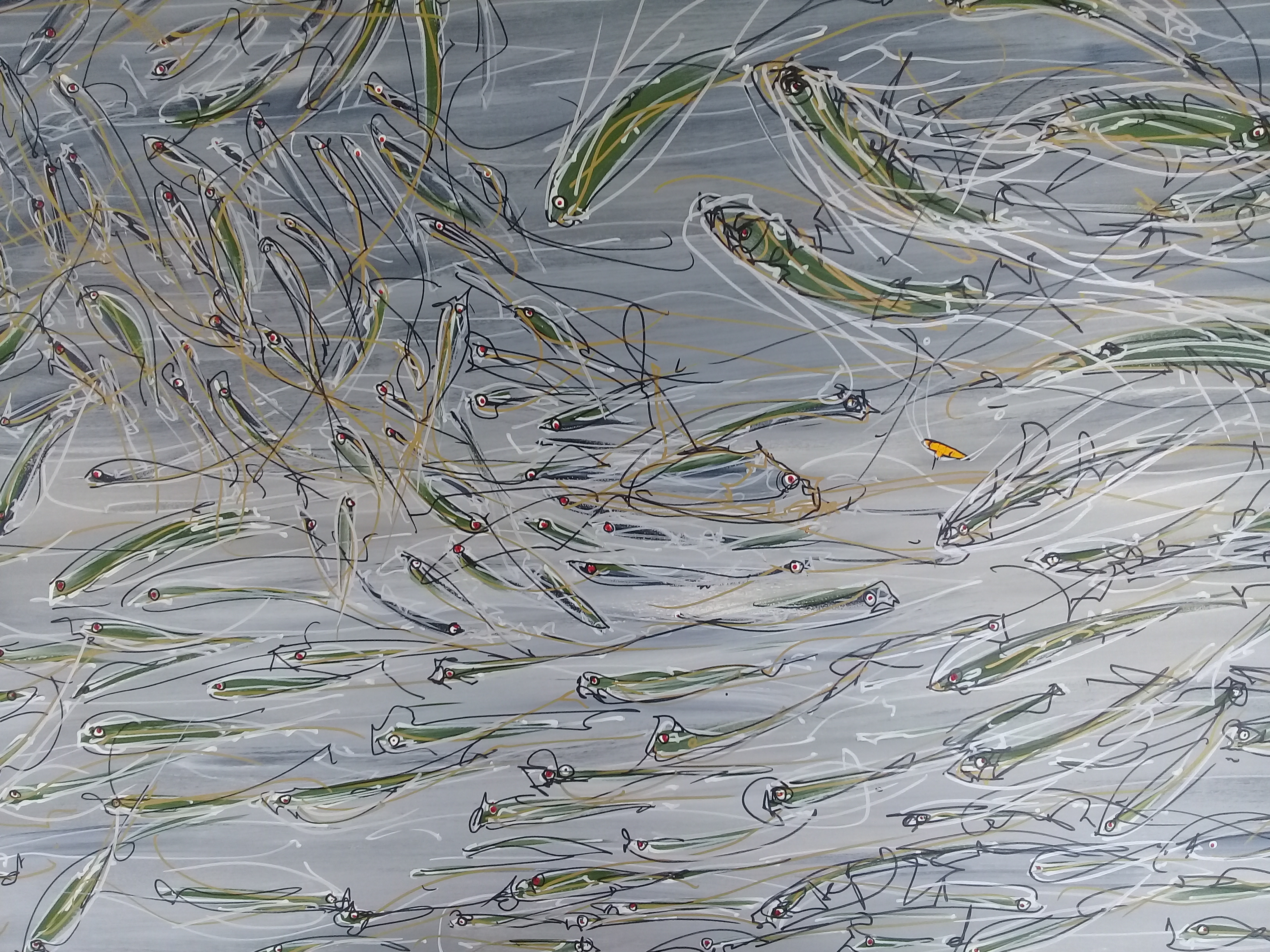 The Yellow Sub — Painting by Peter J Cosgrave